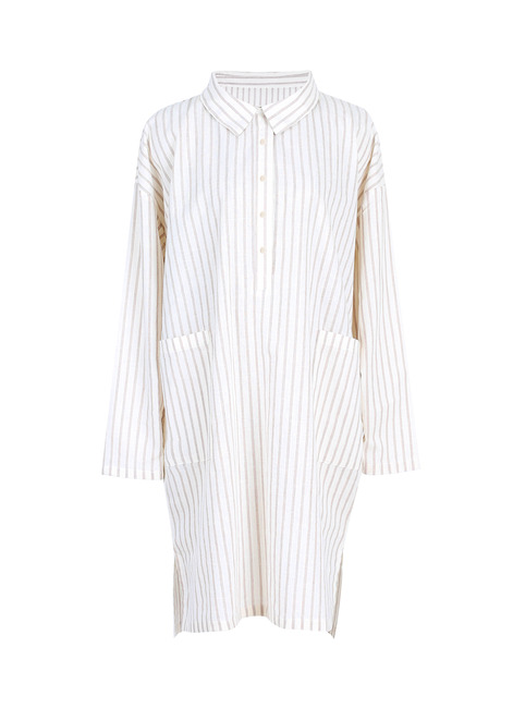  W.Stripe Long PJ&#039;S Shirts 