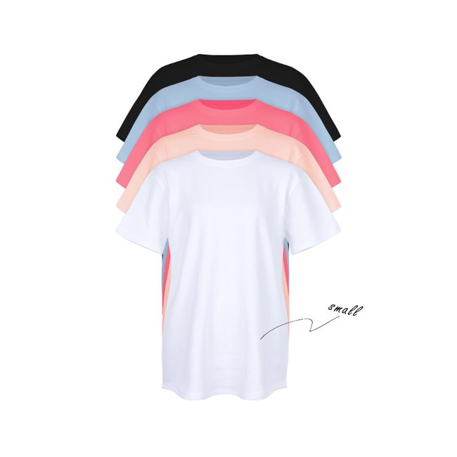 W.Basic span t-shirts (S사이즈) 5color 